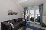 Wohnzimmer - Appartementanlage Strandjuwel Fewo 228 - Top-Hundeurlaub