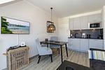 Küche / Küchenzeile - Appartementanlage Strandjuwel Fewo 228 - Top-Hundeurlaub