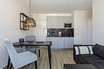 Küche / Küchenzeile - Appartementanlage Strandjuwel Fewo 228 - Top-Hundeurlaub