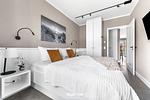 Schlafzimmer - Ferienwohnung TheViewA02 Wind und Watt Dagebüll - Top-Hundeurlaub