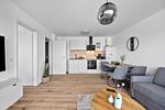 Küche / Küchenzeile - Ferienwohnung TheViewA02 Wind und Watt Dagebüll - Top-Hundeurlaub