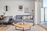 Wohnzimmer - Ferienwohnung TheViewA02 Wind und Watt Dagebüll - Top-Hundeurlaub