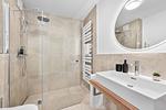Badezimmer - Ferienwohnung TheViewA02 Wind und Watt Dagebüll - Top-Hundeurlaub