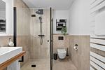 Badezimmer - Ferienwohnung TheViewA05 Leuchtturmkiek Dagebüll - Top-Hundeurlaub