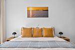 Schlafzimmer - Ferienwohnung TheViewA05 Leuchtturmkiek Dagebüll - Top-Hundeurlaub