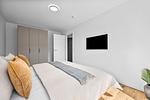 Schlafzimmer - Ferienwohnung TheViewA05 Leuchtturmkiek Dagebüll - Top-Hundeurlaub