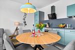 Küche / Küchenzeile - Ferienwohnung TheViewB01 Watt´n Glück Dagebüll - Top-Hundeurlaub