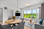 Wohnzimmer - Ferienwohnung TheViewB01 Watt´n Glück Dagebüll - Top-Hundeurlaub