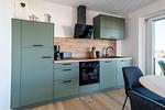 Küche / Küchenzeile - Ferienwohnung TheViewB10 AHOI Dagebüll - Top-Hundeurlaub