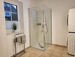 Badezimmer EG - Ferienhaus Dünengras 1a - Top-Hundeurlaub