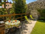 Terrasse mit Sonnenliegen - Giardino del Convento - Top-Hundeurlaub