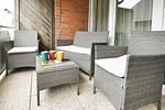 Balkon - Achtern Hafen - Top-Hundeurlaub
