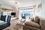 Haus Welle, Whg. Kuschelnest Wohnzimmer - Ferienwohnung Haus Welle, Apartment Kuschelnest - Top-Hundeurlaub