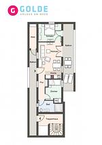 Grundriss - Penthouse Skipperhuset - Top-Hundeurlaub