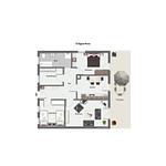 Grundriss - Wohnung Küstenperle - Top-Hundeurlaub