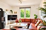 Wohnzimmer mit TV - Wohnung Küstenperle - Top-Hundeurlaub
