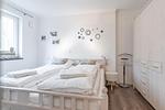 Schlafzimmer - Haus Pamir WE 12 "Lütt Kajüt" - Top-Hundeurlaub