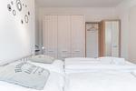 Schlafzimmer - Haus Pamir WE 12 "Lütt Kajüt" - Top-Hundeurlaub