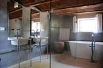 Badezimmer - Ferienhaus Wichmannsdorf "Birgmichfrieda" - Top-Hundeurlaub