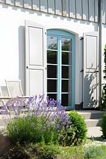 Terrasse - Ferienhaus Wichmannsdorf "Birgmichfrieda" - Top-Hundeurlaub
