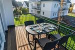 Balkon - Haus Dünenrose WE 03 "Meerzeit" - Top-Hundeurlaub