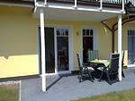 Terrasse - Parkstraße 19 WE 02 "Meer-Genuss" - Top-Hundeurlaub