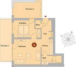 Grundriss - Villa Bernstein WE 06 - Top-Hundeurlaub