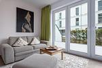 Sitzbereich Wohnecke - Villa Bernstein WE 08 - Top-Hundeurlaub