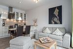 Ess- und Wohnbereich - Villa Bernstein WE 08 - Top-Hundeurlaub