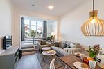 Wohn- und Essbereich - Westside Arthotel Apartment 102 - Top-Hundeurlaub