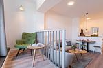 Wohnbereich - Westside Arthotel Apartment 102 - Top-Hundeurlaub