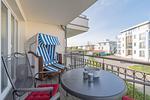 Balkon mit Strandkorb - Villa Strandvogt WE 12 - Top-Hundeurlaub