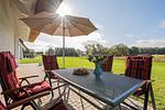 Terrasse - Reetdachhaus "Ankerplatz" - Top-Hundeurlaub