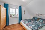 Schlafzimmer - Reetdachhaus "Ankerplatz" - Top-Hundeurlaub