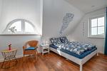 Schlafzimmer - Reetdachhaus "Ankerplatz" - Top-Hundeurlaub