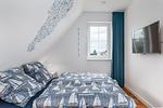 Schlafzimmer - Reetdachhaus "Ankerplatz" - Top-Hundeurlaub
