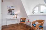 Schlafzimmer - Reetdachhaus "Ankerplatz" - Top-Hundeurlaub