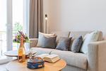 Wohnbereich - Westside Arthotel Apartment 104 - Top-Hundeurlaub