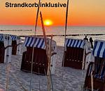 Strandkorb im Bereich Aufgang 12/13 - Westside Arthotel Apartment 104 - Top-Hundeurlaub