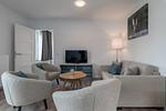 Wohnzimmer - Westside Arthotel Apartment 121 - Top-Hundeurlaub