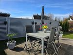 Terrasse - Ferienhaus Savannah-Blue - Top-Hundeurlaub