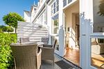 Terrasse - Strandstraße 16 WE 01 "Beachtime" - Top-Hundeurlaub