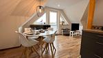 Wohnzimmer - Ferienhaus Findling Seestraße26c - Top-Hundeurlaub