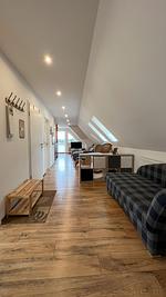 Wohnzimmer - Ferienhaus Findling Seestraße26c - Top-Hundeurlaub