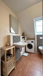 Badezimmer - Ferienhaus Findling Seestraße26c - Top-Hundeurlaub