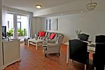 Wohn- und Essbereich - Villa Bernstein WE 26 - Top-Hundeurlaub
