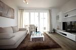 Wohnzimmer - Villa Strandvogt WE 08 - Top-Hundeurlaub