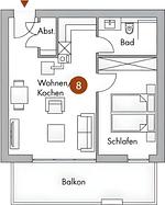 Grundriss - Villa Strandvogt WE 08 - Top-Hundeurlaub