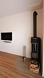 Ansicht Kamin - Villa Strandnah WE 02 "Gartensuite" - Top-Hundeurlaub