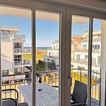 Wohnzimmer - Blick zum Meer - Villa Strandvogt WE 20 - Top-Hundeurlaub